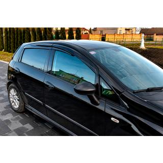 Ветровики на окна (4 шт., Sunplex Sport) Fiat Punto Grande/EVO 2006-2018 гг. фото 3