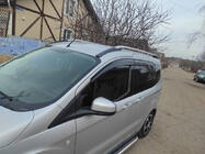 Ford Courier 2014-2023 гг. Ветровики на окна (4 шт., Sunplex Sport) фото 1