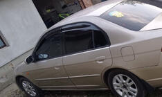 Honda Civic Sedan VII 2001-2006 гг. Ветровики на окна (4 шт., Sunplex Sport) фото 7