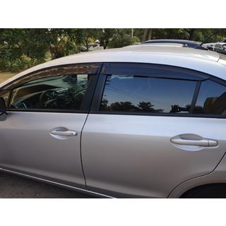 Ветровики на окна (4 шт., Sunplex Sport) Honda Civic Sedan IX 2011-2016 гг. фото 2