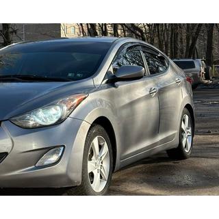 Ветровики на окна (4 шт., Sunplex Sport) Hyundai Elantra (MD/UD) 2011-2015 гг. фото 1