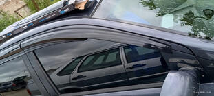 Hyundai Getz 2002- гг. Ветровики на окна (4 шт., Sunplex Sport) фото 8