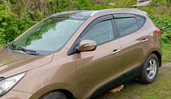 Hyundai IX-35 2010-2015 гг. Ветровики на окна (4 шт., Sunplex Sport) фото 3