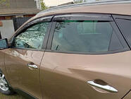 Hyundai IX-35 2010-2015 гг. Ветровики на окна (4 шт., Sunplex Sport) фото 2