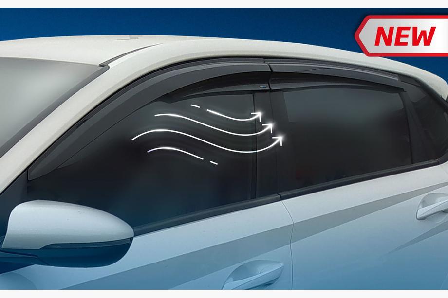 Hyundai I-20 2020- гг. Ветровики на окна (4 шт., Sunplex Sport) Image