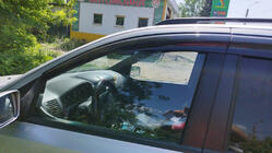 Kia Sorento I BL 2002-2009 гг. Ветровики на окна (4 шт., Sunplex Sport) фото 5