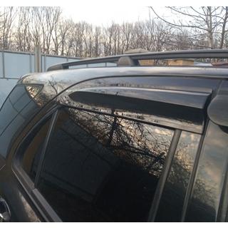 Ветровики на окна (4 шт., Sunplex Sport) Kia Sorento I BL 2002-2009 гг. фото 2