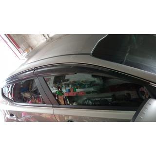 Ветровики на окна (4 шт., Sunplex Sport) Kia Optima 2010-2016 гг. фото 2