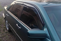 Mercedes E-class W210 1995-2002 гг. Ветровики SD (4 шт., Sunplex Sport) фото 4