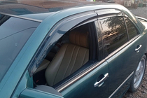 Mercedes E-class W210 1995-2002 гг. Ветровики SD (4 шт., Sunplex Sport) фото 1