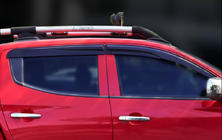 Mitsubishi L200 2006-2015 гг. Ветровики на окна (4 шт., Sunplex Sport) фото 5