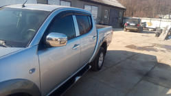 Mitsubishi L200 2006-2015 гг. Ветровики на окна (4 шт., Sunplex Sport) фото 7