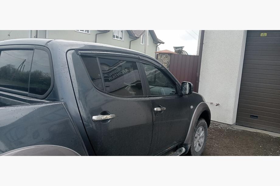 Mitsubishi L200 2006-2015 гг. Ветровики на окна (4 шт., Sunplex Sport) Фото 6