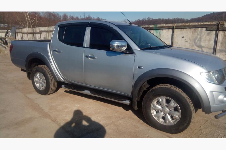 Mitsubishi L200 2006-2015 гг. Ветровики на окна (4 шт., Sunplex Sport) Фото 9