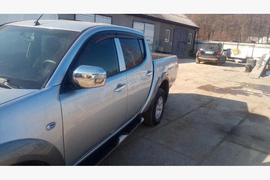 Mitsubishi L200 2006-2015 гг. Ветровики на окна (4 шт., Sunplex Sport) Фото 7