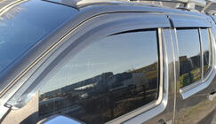 Nissan Navara 2006-2015 гг. Ветровики на окна (4 шт., Sunplex Sport) фото 1