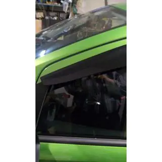 Ветровики на окна (4 шт., Sunplex Sport) Opel Corsa E 2015-2019 гг. фото 3