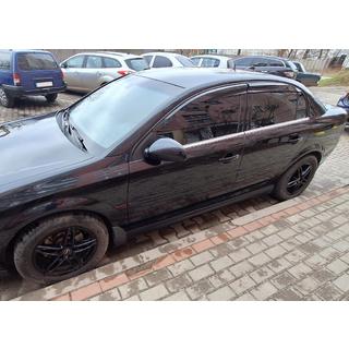 Ветровики SD (4 шт., Sunplex Sport) Opel Vectra C 2002-2008 гг. фото 4