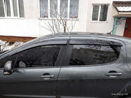Peugeot 307 2001-2008 гг. Ветровики HB (4 шт., Sunplex Sport) фото 2