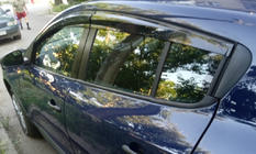 Renault Megane III 2009-2016 гг. Ветровики HB (4 шт., Sunplex Sport) фото 7