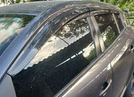Renault Megane III 2009-2016 гг. Ветровики HB (4 шт., Sunplex Sport) фото 1