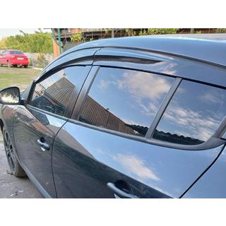 Ветровики HB (4 шт., Sunplex Sport) Renault Megane III 2009-2016 гг. фото 2