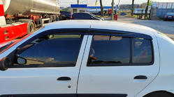 Renault Symbol 1999-2008 гг. Ветровики на окна (4 шт., Sunplex Sport) фото 1
