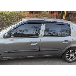 Ветровики на окна (4 шт., Sunplex Sport) Renault Symbol 1999-2008 гг. фото 4