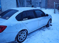 Renault Symbol 2008-2013 гг. Ветровики на окна (4 шт., Sunplex Sport) фото 2