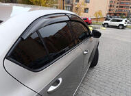 Skoda Octavia III A7 2013-2019 гг. Ветровики Liftback (4 шт., Sunplex Sport) фото 4