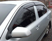 Skoda Octavia III A7 2013-2019 гг. Ветровики Liftback (4 шт., Sunplex Sport) фото 5