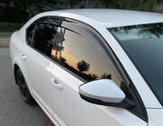 Skoda Octavia III A7 2013-2019 гг. Ветровики Liftback (4 шт., Sunplex Sport) фото 1