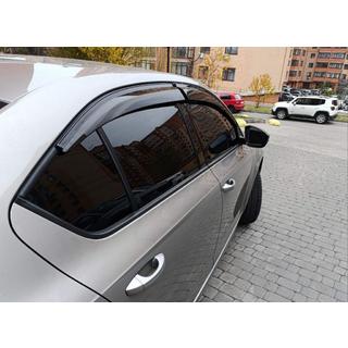 Ветровики Liftback (4 шт., Sunplex Sport) Skoda Octavia III A7 2013-2019 гг. фото 4
