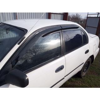 Ветровики на окна (4 шт., Sunplex Sport) Toyota Corolla 1993-1998 гг. фото 1
