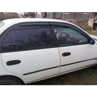Ветровики на окна (4 шт., Sunplex Sport) Toyota Corolla 1993-1998 гг. фото 2