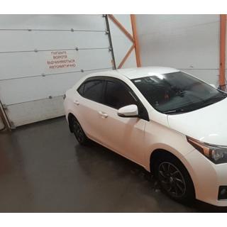 Ветровики на окна (4 шт., Sunplex Sport) Toyota Corolla 2013-2019 гг. фото 3