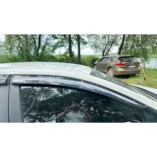 Ветровики на окна (4 шт., Sunplex Sport) Toyota Corolla 2019- гг. фото 3