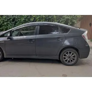 Ветровики на окна (4 шт., Sunplex Sport) Toyota Prius 2009-2015 гг. фото 2