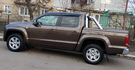 Volkswagen Amarok 2010-2022 гг. Ветровики на окна (4 шт., Sunplex Sport) фото 7