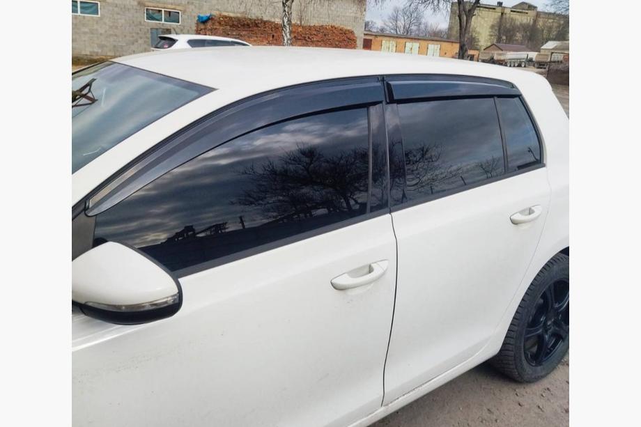 Volkswagen Golf 6 2008-2014 гг. Ветровики HB (4 шт., Sunplex Sport) Image