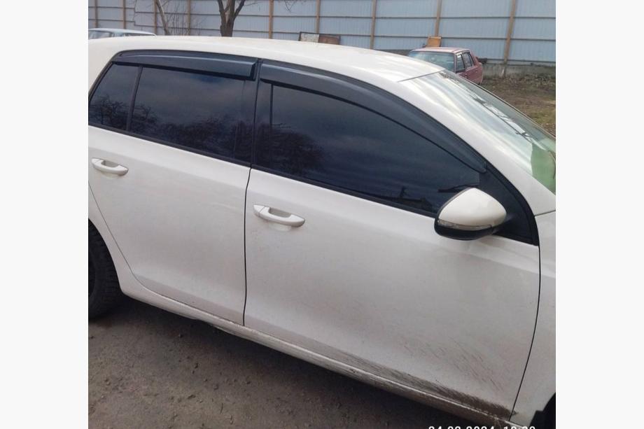 Volkswagen Golf 6 2008-2014 гг. Ветровики HB (4 шт., Sunplex Sport) Фото 4