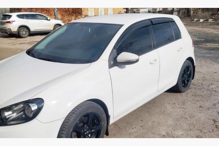 Volkswagen Golf 6 2008-2014 гг. Ветровики HB (4 шт., Sunplex Sport) Фото 2