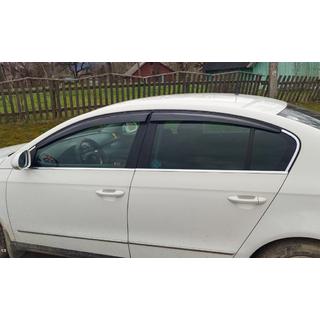 Ветровики SD (4 шт., Sunplex Sport) Volkswagen Passat B6 2006-2012 гг. фото 1