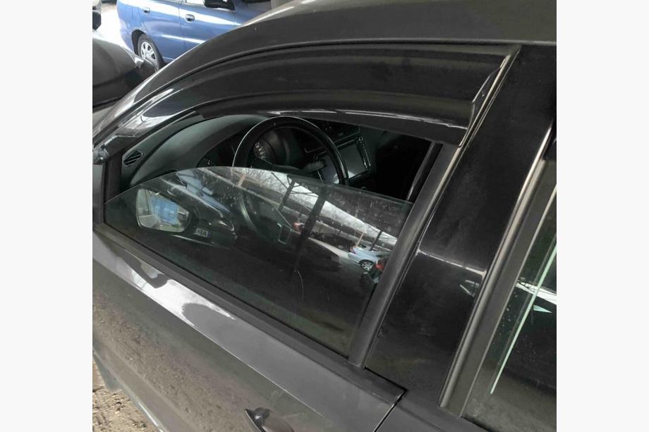 Volkswagen Polo 2010-2017 гг. Ветровики HB (4 шт., Sunplex Sport) Image