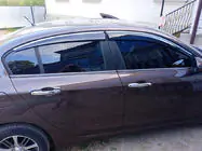 Fiat Tipo 2016- гг. Ветровики с хромированным молдингом (4 шт., Sunplex Chrome) фото 2