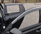 Volkswagen Golf 6 2008-2014 гг. Ветровики с хромированным молдингом HB (4 шт., Sunplex Chrome) фото 8
