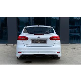 Спойлер Sedan LIP (Sunplex, черный) (107,2см x 5,5см) Ford Focus III 2011-2017 гг. фото 4