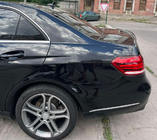 Mercedes E-class W212 2009-2016 гг. Спойлер Lip (Sunplex, Черный) (130,5см x 5,8см) фото 5