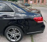 Mercedes E-class W212 2009-2016 гг. Спойлер Lip (Sunplex, Черный) (130,5см x 5,8см) фото 5