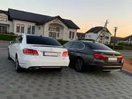 Mercedes E-class W212 2009-2016 гг. Спойлер Lip (Sunplex, Черный) (130,5см x 5,8см) фото 4